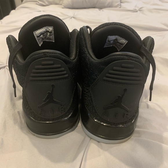 Nike Air Jordan 3 Retro Flyknit Black - Picture 3 of 6